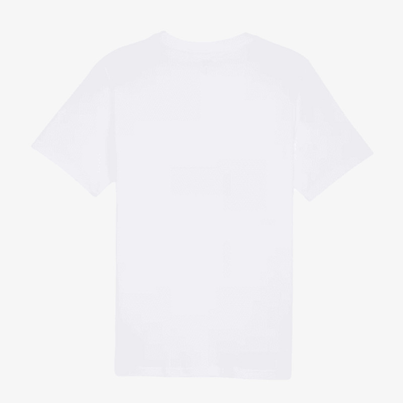 Puma Tricou MCFC FtblCulture Tee Puma White-Team Lig 