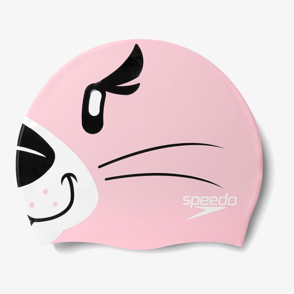 Speedo Casca de inot PRINTED CHARACTER CAP IU LTS PINK/BLACK 