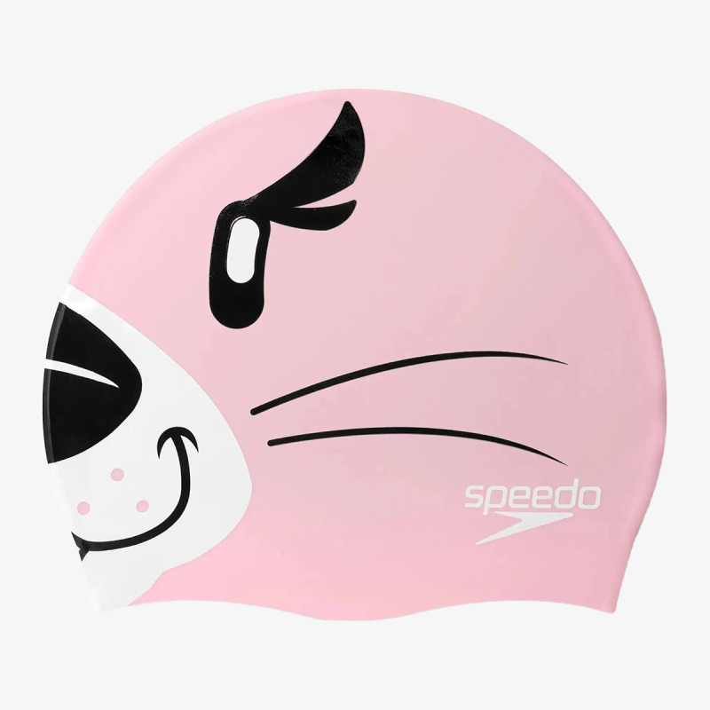 Speedo Casca de inot PRINTED CHARACTER CAP IU LTS PINK/BLACK 