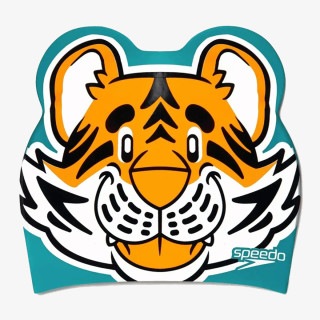 Speedo Casca de inot PRINTED CHARACTER CAP IU LTS ORANGE/GREE 