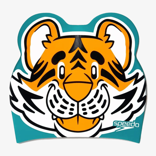 Speedo Casca de inot PRINTED CHARACTER CAP IU LTS ORANGE/GREE 