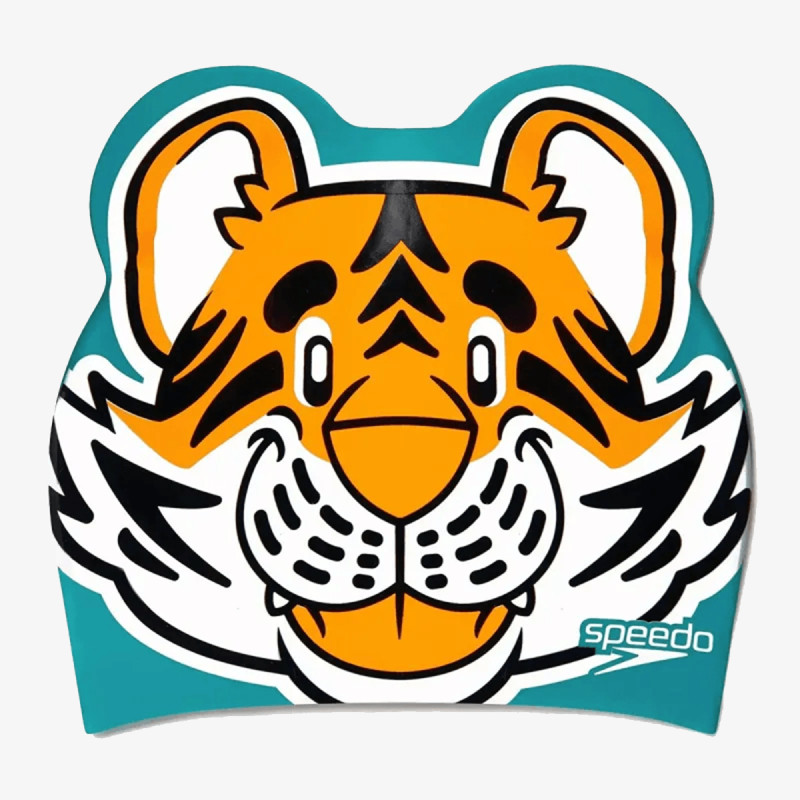 Speedo Casca de inot PRINTED CHARACTER CAP IU LTS ORANGE/GREE 