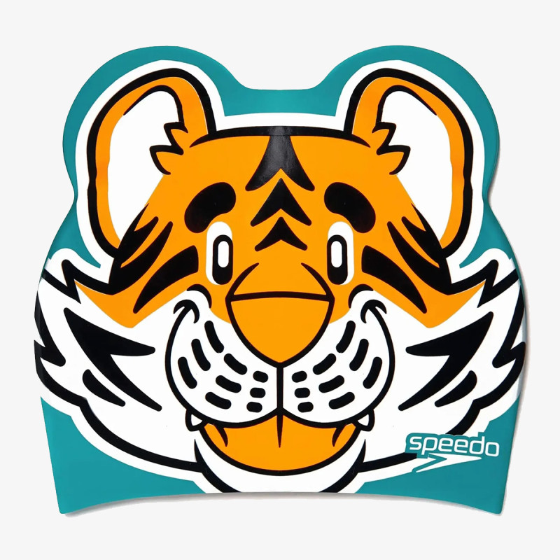 Speedo Casca de inot PRINTED CHARACTER CAP IU LTS ORANGE/GREE 