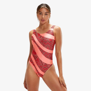 Speedo Costum baie (intreg) Allover Deep U-Back 