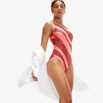 Speedo Costum baie (intreg) Allover Deep U-Back 