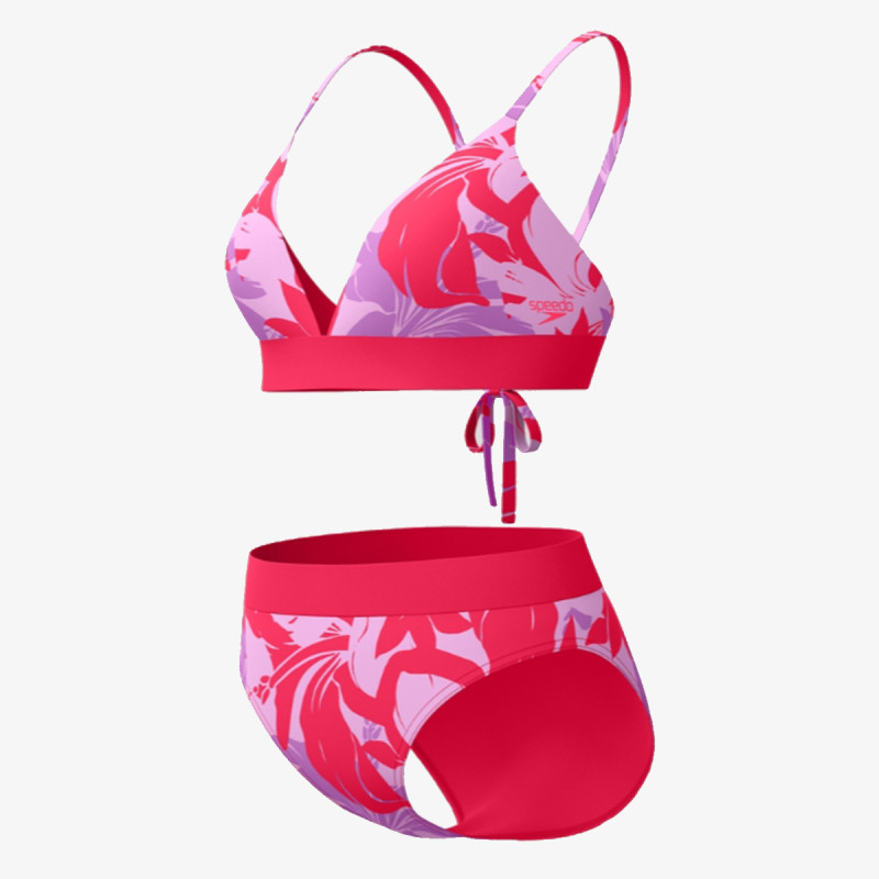Speedo Costum baie (2 piese) Womens Printed Banded Triangle 2 Piece 