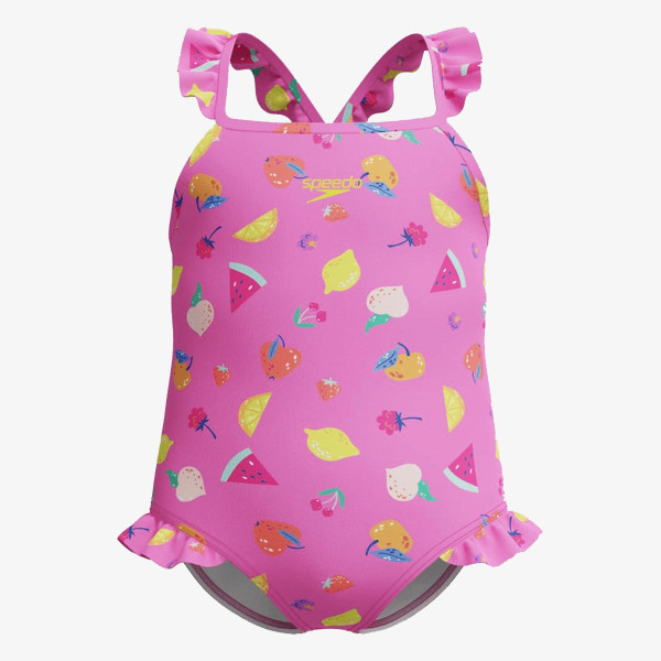 Speedo Costum baie (intreg) Print Frill Thinstrap One Piece 