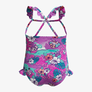 Speedo Costum baie (intreg) LTS DIGI FRILL TRSP IF PURPLE 