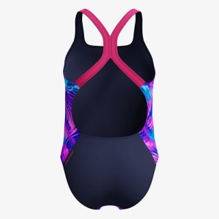 Speedo Costum baie (intreg) Print Powerback One Piece 
