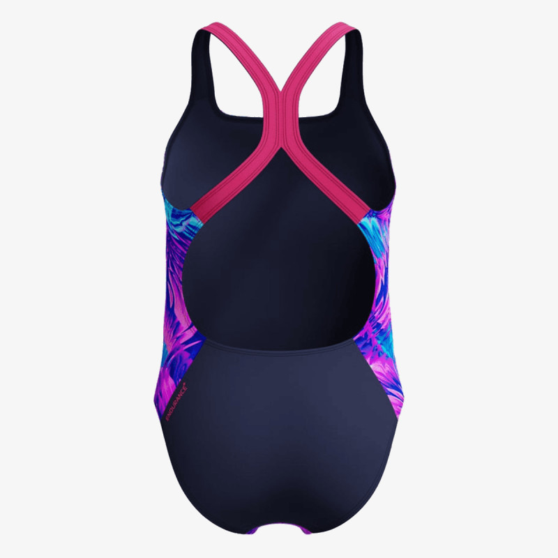 Speedo Costum baie (intreg) Print Powerback One Piece 