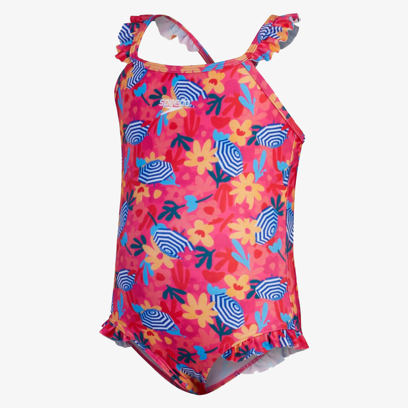 Speedo Costum baie (intreg) ALV DIGI PT FRILL TSRP 1PC JF PINK/PINK 
