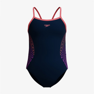 Speedo Costum baie (intreg) PLMT PT TSTRP MSCLBCK 1PC JF ORANGE 
