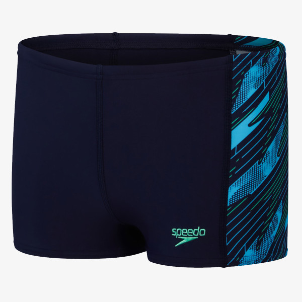 Speedo Sorturi inot HYPERBOOM PAN ASHT JM NAVY/GREEN 