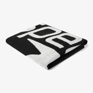 Speedo Prosop LOGO TOWEL AU BLACK/WHITE 