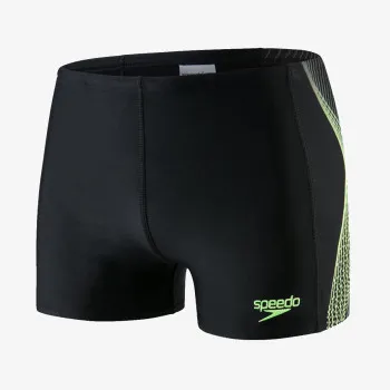SPEEDO Sorturi inot PLACEMENT AQUASHORT AM BLACK/YELLOW 