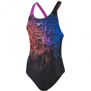 SPEEDO Costum baie (intreg) PLMT DIGI PBCK AF BLACK/PINK 