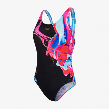 Speedo Costum baie (intreg) PLMT DIGI PBCK AF BLACK/PINK 