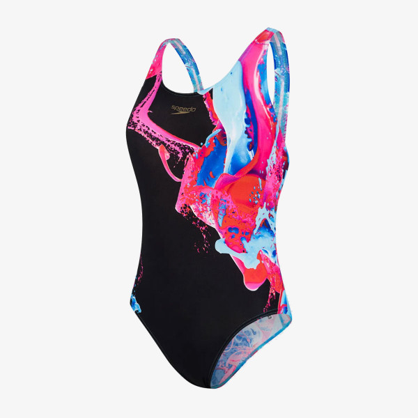 Speedo Costum baie (intreg) PLMT DIGI PBCK AF BLACK/PINK 