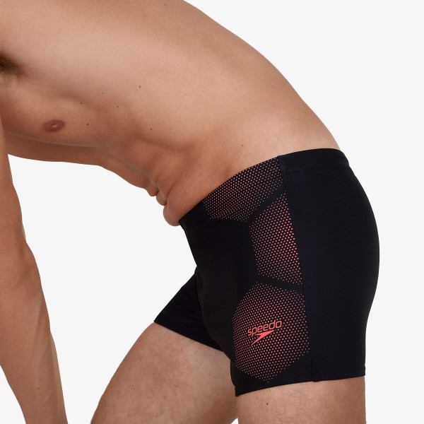 Speedo Sorturi inot TECH LOGO ASHT AM BLACK/RED 