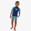 Speedo Set Short Sleeve Printed Rash Top Set 