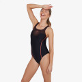 SPEEDO Costum baie (intreg) TECH PLMT MEDALIST AF BLACK/RED 