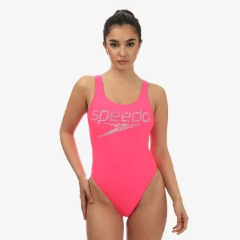 SPEEDO Costum baie (intreg) Logo Deep U-Back 