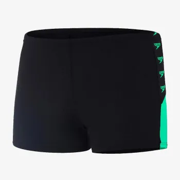 SPEEDO Costum baie (intreg) BOOM LOGO SPLICE ASHT AM BLACK/GREEN 
