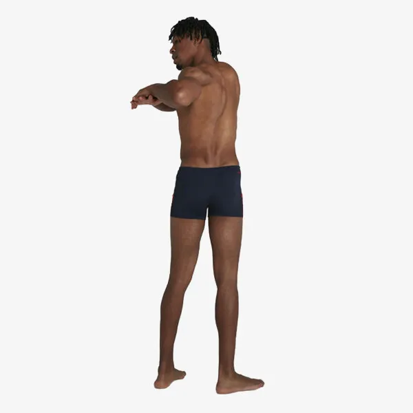 SPEEDO Sorturi inot BOOM LOGO SPLICE ASHT AM NAVY/RED 