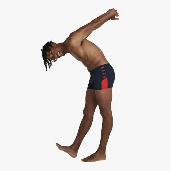 SPEEDO Sorturi inot BOOM LOGO SPLICE ASHT AM NAVY/RED 