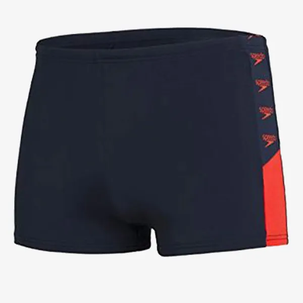 SPEEDO Sorturi inot BOOM LOGO SPLICE ASHT AM NAVY/RED 