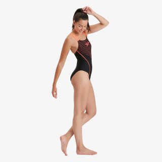 Speedo Costum baie (intreg) MEDLEY LOGO MDLT AF BLACK/RED 