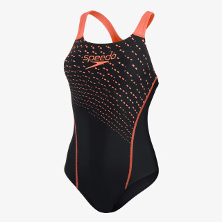 Speedo Costum baie (intreg) MEDLEY LOGO MDLT AF BLACK/RED 