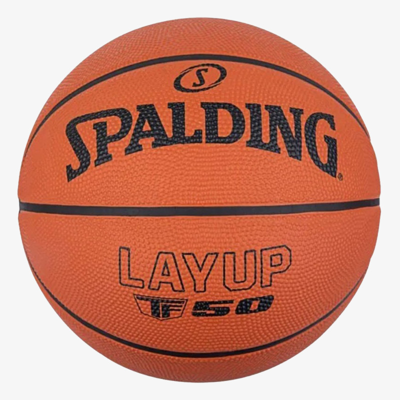 Spalding Minge Layup TF-50 Sz7 Rubber Basketball 