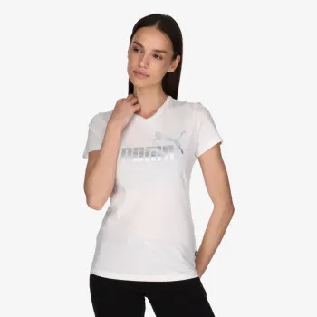 PUMA ESS+ Metallic Logo Tee