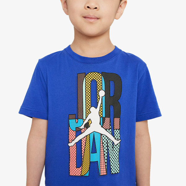 Nike Tricou Jordan Mismatched Stacked Graphic 