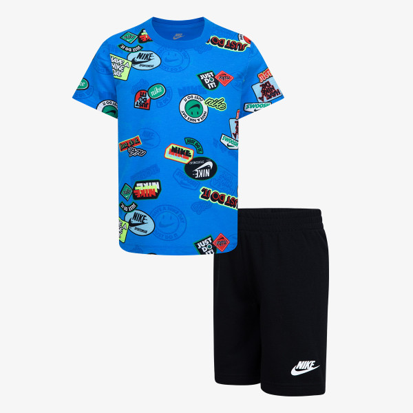Nike Tricou si pantaloni scurti NKB B NSW AOP FT SHORT SET 