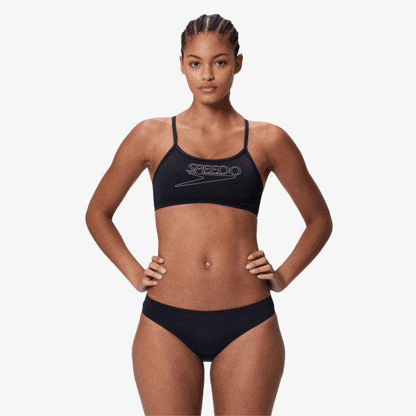 Speedo Costum baie (2 piese) Endurance+ Logo Thin Strap Two Piece 