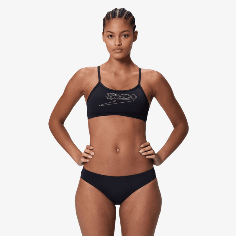 Speedo Costum baie (2 piese) Endurance+ Logo Thin Strap Two Piece 