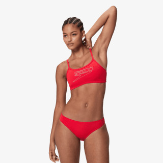 Speedo Costum baie (2 piese) Endurance+ Logo Thin Strap Two Piece 