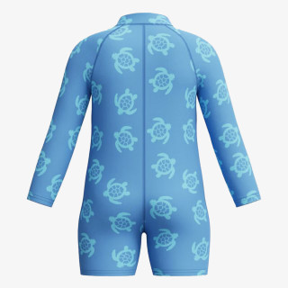 Speedo Set Long Sleeve Print Zip One Piece 