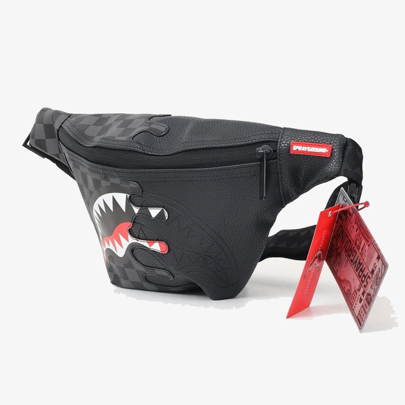 Sprayground Geanta mica UNFINISHED SHARK CROSSBODY 