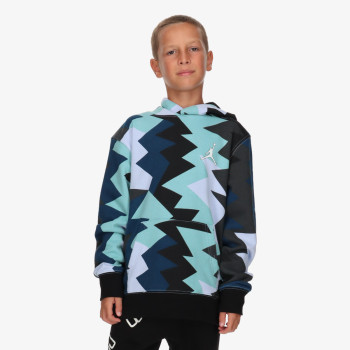 NIKE Hanorac MJ Flight MVP French Terry All-Over Print Pullover Hoodie 