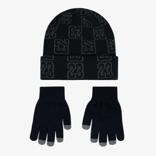 Set JAN MONOGRAM BEANIE SET 