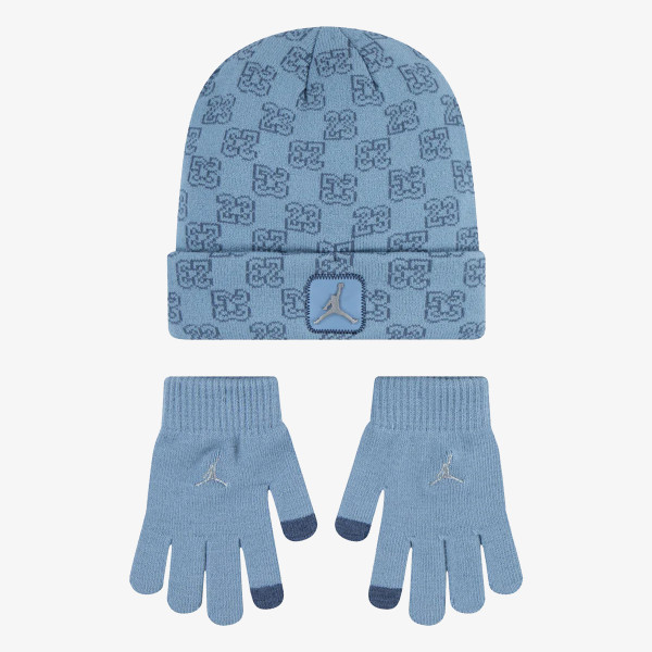 Set JAN MONOGRAM BEANIE SET 