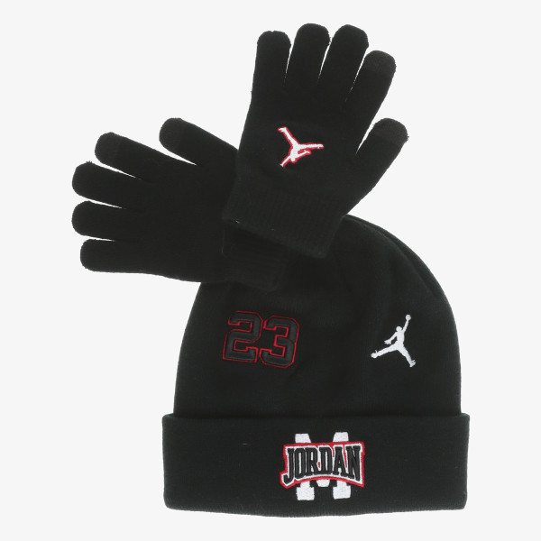 JORDAN Palarie JAN JORDAN PATCH BEANIE SET 