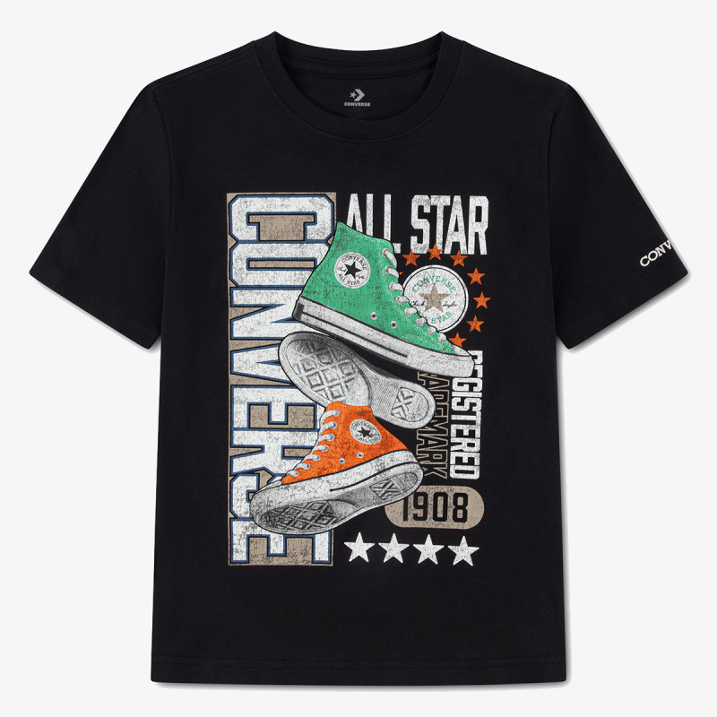 Converse Tricou CNVB VARCITY DOUBLE KICKS SS T 