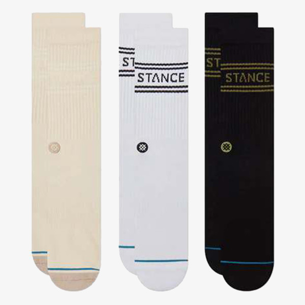 STANCE Sosete BASIC 3 PACK CREW 