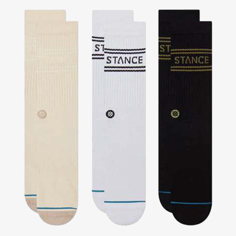 STANCE Sosete BASIC 3 PACK CREW 