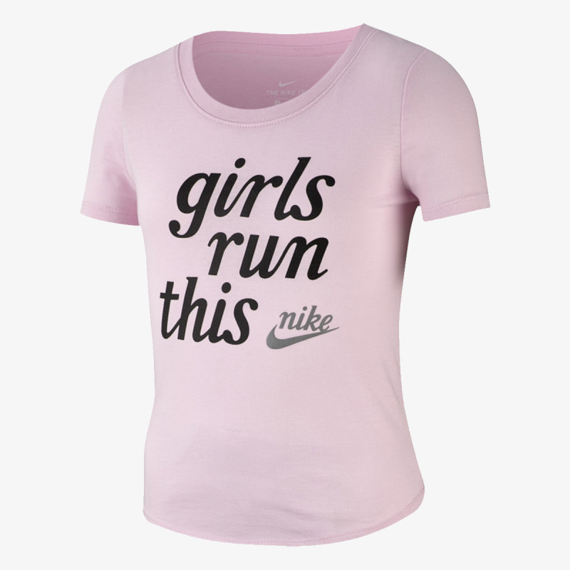 Nike Tricou G NSW TEE SCOOP GIRLS RUN THIS 