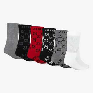 Nike Sosete JHN MONOGRAM ESSENTIAL 6PK CRE 